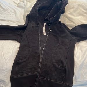 Lululemon black scuba zip hoodie